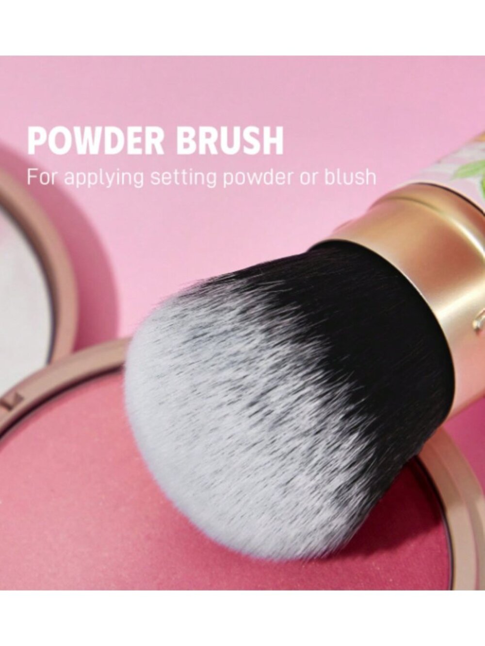 Strawberry Shortcake Retractable Powder Brush Cute Strawberry Cartoon Makeup - Picture 3 of 4
